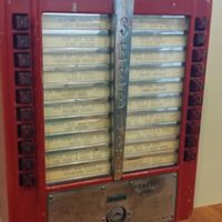 Amy's little red jute box at Amy's Drive Thru in Rohnert Park