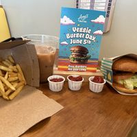 Free burger day!   at Amy's Drive Thru in Rohnert Park