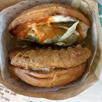 Buffalo Chik'n Sandwich  at Amy's Drive Thru in Rohnert Park