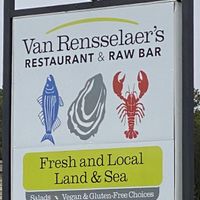 Sign 4.13.22. Vegan options!!!  at Van Rensselaer's in South Wellfleet