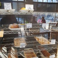 Display cabinet at Passion Flour Patisserie in Salt Lake City