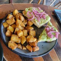 Avocado toast at Passion Flour Patisserie in Salt Lake City