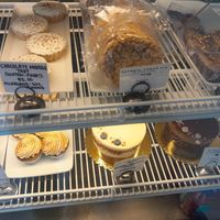 Various baked goods on display at Passion Flour Patisserie in Salt Lake City
