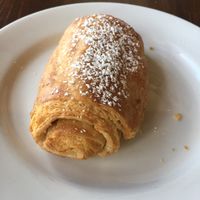 Pain au chocolat - get it warmed up, delicious! at Passion Flour Patisserie in Salt Lake City