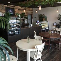 Part of Dining area--Goes Beyond Left of Counter at Passion Flour Patisserie in Salt Lake City