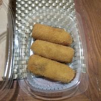 Croquetas de shiitake at La Cuchara Veggie in A Coruna