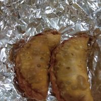 Empanadillas de zorza at La Cuchara Veggie in A Coruna