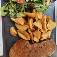 filets de seitan at La Cuchara Veggie in A Coruna