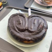 Chocolate Palmera  at La Cuchara Veggie in A Coruna