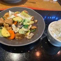 Pad mixed veggie  at Thai Tanium in Gaithersburg