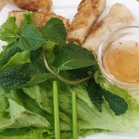 Nems "poulet" at Vege Saveurs in Paris