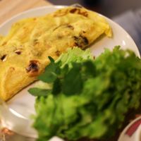 Vietnamese crepe at Vege Saveurs in Paris