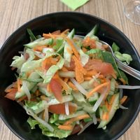 Salad without salt and oil  at Vege Saveurs in Paris