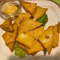 Fried tofu  at Vege Saveurs in Paris