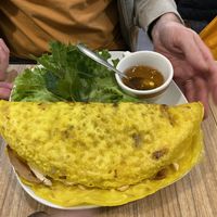 I forgot to take a photo of the menu so can’t remember what this was called - it was a pancake. My husband loved it    at Vege Saveurs in Paris