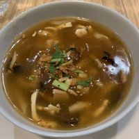 Hot and Sour Soupp  at Vege Saveurs in Paris