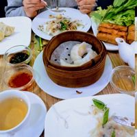 We loved the shrimp nems and various raviolis at Vege Saveurs in Paris