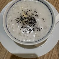 Banana in coconut milk  at Vege Saveurs in Paris