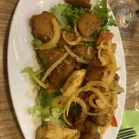 "Poulet » citronnelle  at Vege Saveurs in Paris