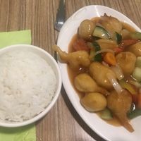 Fried tofu at Vege Saveurs in Paris