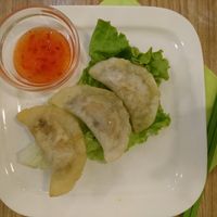 Raviolis frits at Vege Saveurs in Paris