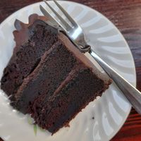 Death by chocolate at Veggie Vie in Adelaide