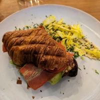 Vegan croissant at Veggie Vie in Adelaide