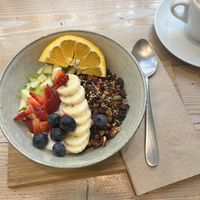 Granola bowl  at Veggie Vie in Adelaide