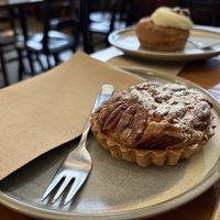 Pecan tart   at Veggie Vie in Adelaide