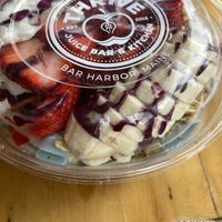 mermaid bowl  at Thrive Juice Bar and Kitchen in Bar Harbor