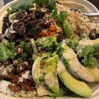Walnut chorizo bowl YUM!  at Thrive Juice Bar and Kitchen in Bar Harbor