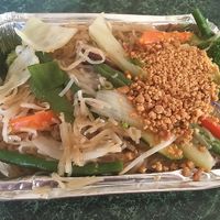 Vegan Vegetable Pad Thai at Ruk Mae in Stoughton
