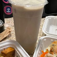 Banana coconut Smoothie - LOVE at Wei's Noodle House in Ottawa