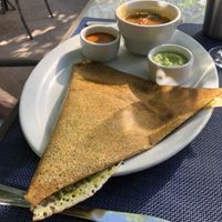 Spicy Basil Dosa  at Paper Dosa in Santa Fe