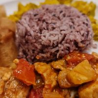 Rice with 3 dishes - 95 baht at Walee - EM Quartier in Bangkok