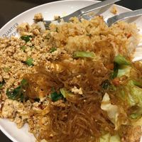 Rice, chilli tofu and noodles  at Walee - EM Quartier in Bangkok