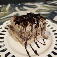 Millennial cake  at Kiwi Vegan Cafe in Tbilisi