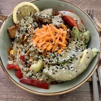   at Kiwi Vegan Cafe in Tbilisi