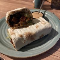Seitan wrap  at Kiwi Vegan Cafe in Tbilisi