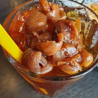 Plum juice at Baan Ying in Samut Prakan