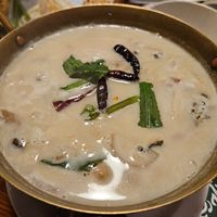Tom Kha Mushroom (Coconut Milk Soup), 170 Baht at Baan Ying in Samut Prakan