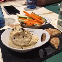 hummus at Casa Griega in Barcelona