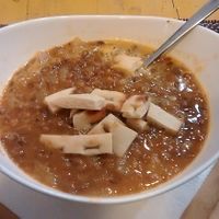 Lentil stew at Casa Griega in Barcelona