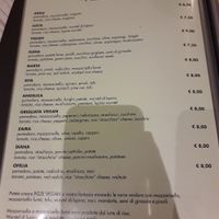 Menù at Pizzeria Gardesana in Bussolengo