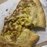 Mac and cheese calzone special   at Triangle Tavern in Philadelphia