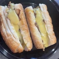 vegan cheesesteak   at Triangle Tavern in Philadelphia