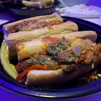 Vegan Sausage & Peppers Hoagie (Special).  at Triangle Tavern in Philadelphia
