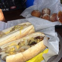 Philly & Mac and cheese balls  at Triangle Tavern in Philadelphia