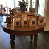 Read and seating  at Not Only Juice in Willimantic