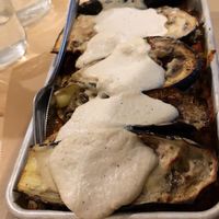 Vegan moussaka, with lentils instead of meat, so delicious!!! at Not Only Juice in Willimantic